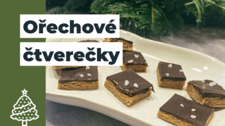Ořechové čtverečky